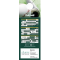 Oakland Pro Baseball Schedule Door Hanger (4"x11")